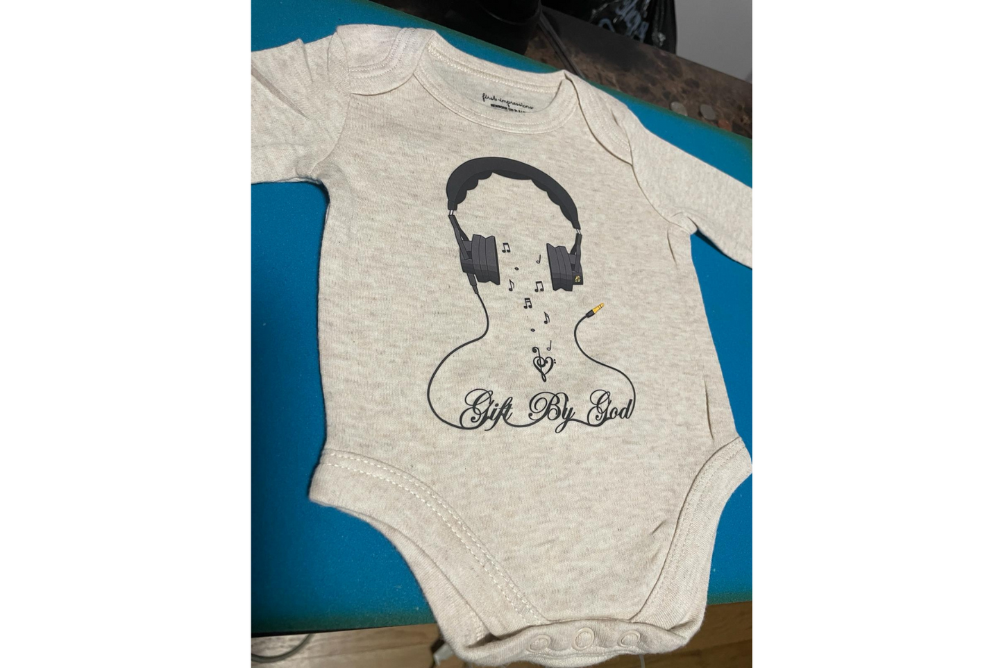 Onesies with black logo